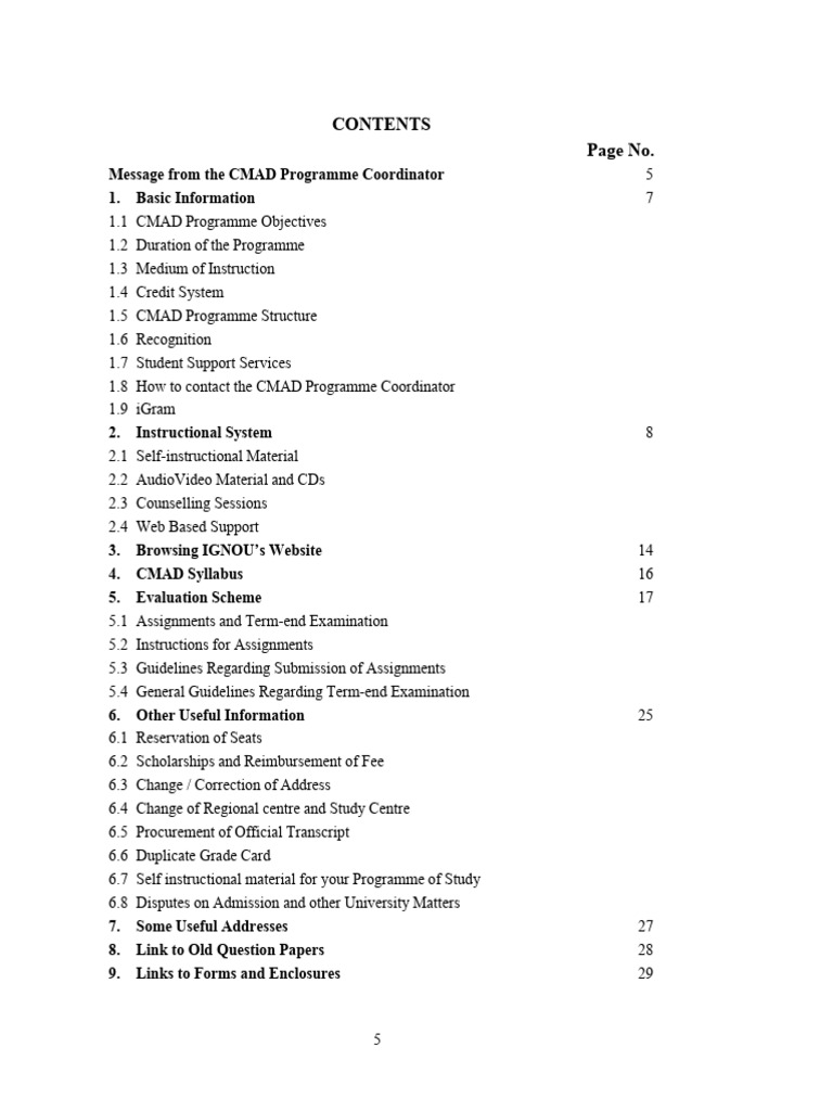 CMAD Programme Guide and Resources | PDF