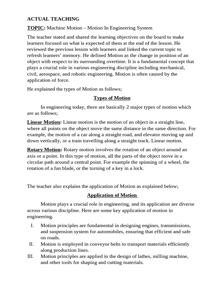 Understanding Rotary and Linear Motion | PDF | Machines | Rotation
