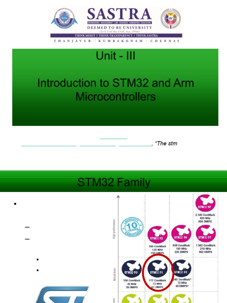 STM32F103 Microcontroller Overview | PDF | Microcontroller | Central ...