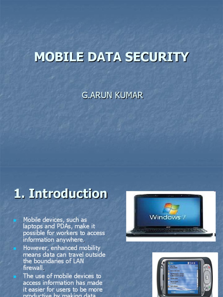 Mobile Data Security Challenges | PDF | Public Key Certificate ...