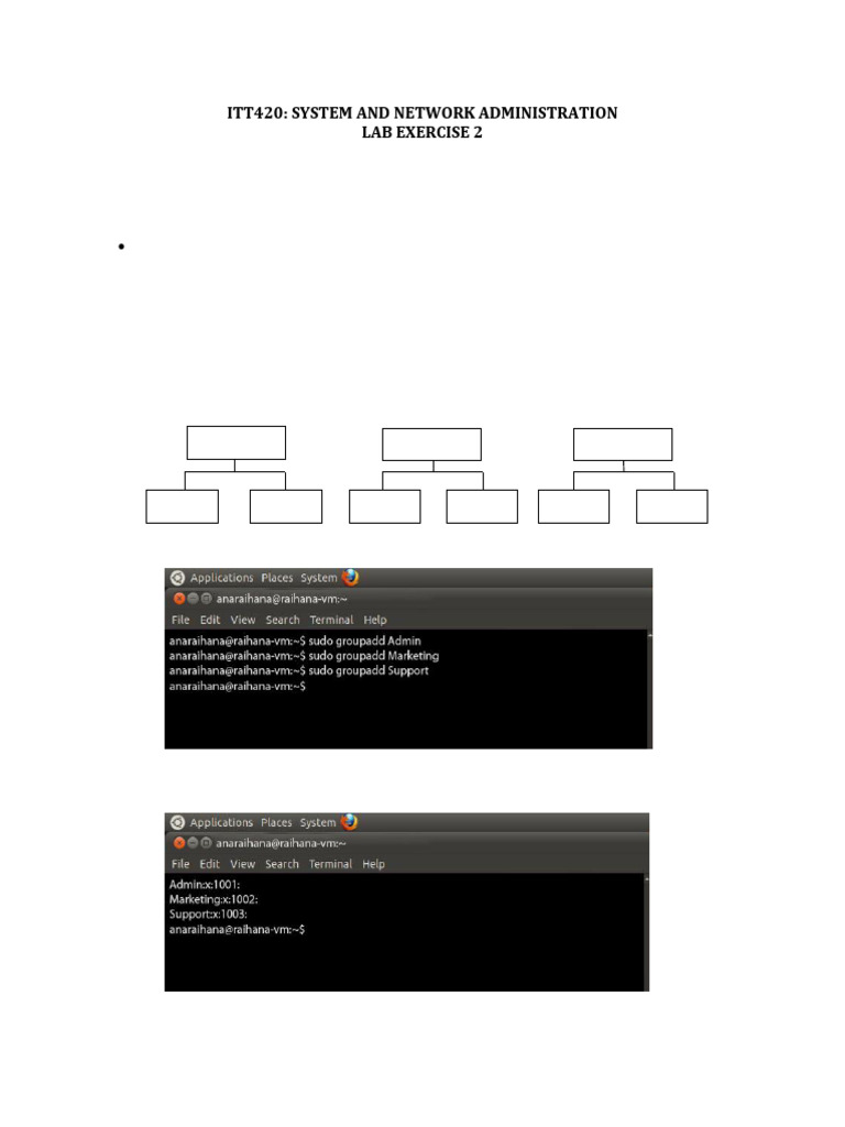 Linux User Management Lab Exercise | PDF | Sudo | Operating System Families