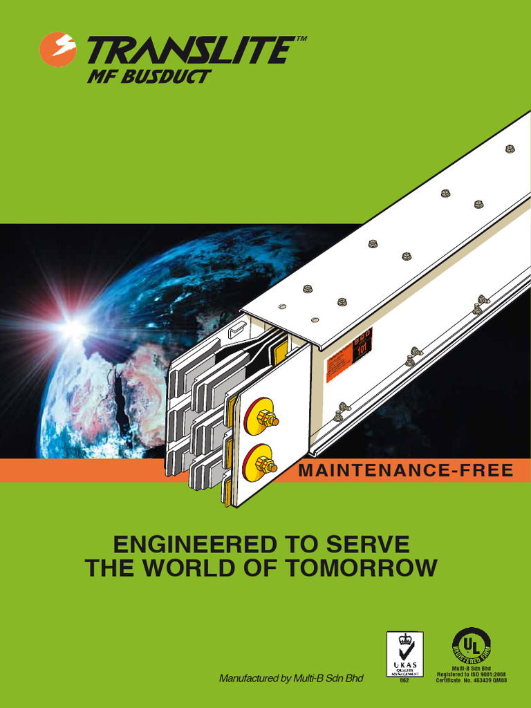 Translite MF Busduct Overview | PDF | Electrical Conductor | Insulator ...