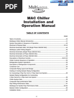 Multistack Air Cooled Chiller Install Guide | PDF | Heat Exchanger | Valve