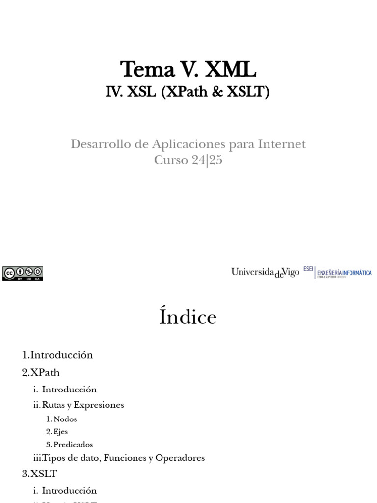 Introducción a XPath y XSLT en XML | PDF | X camino | Xml