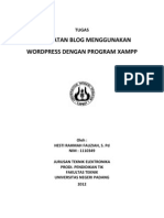 Pembuatan Wordpress Dengan Xampp