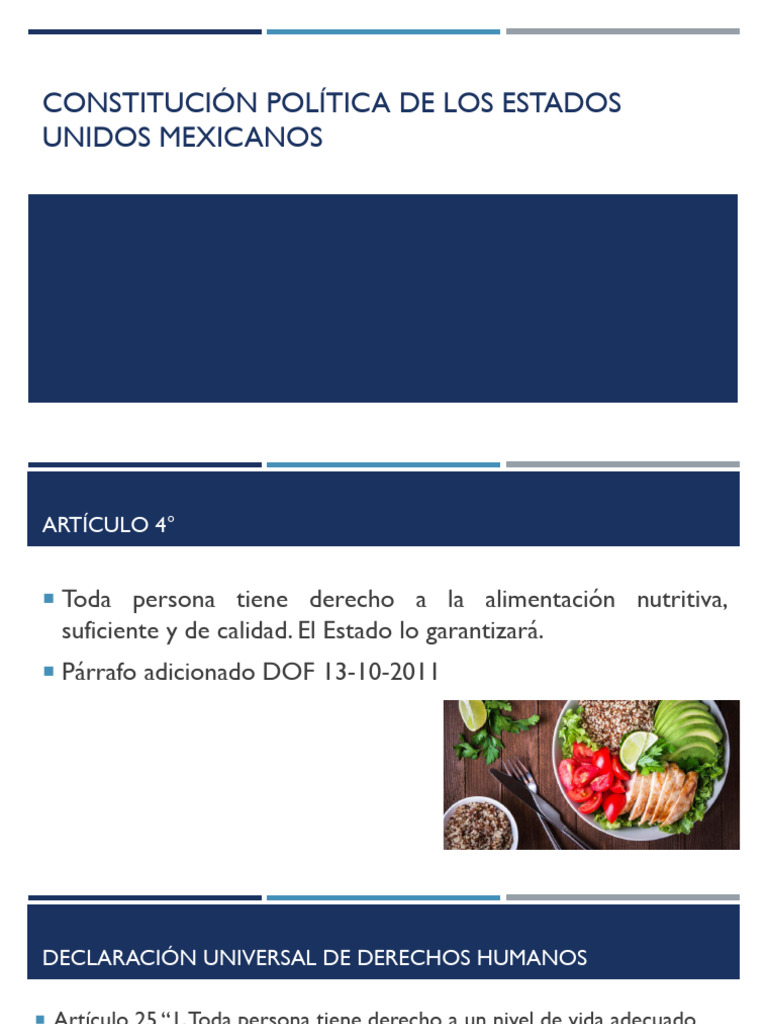 Constitución Política de Los Estados Unidos Mexicanos | PDF