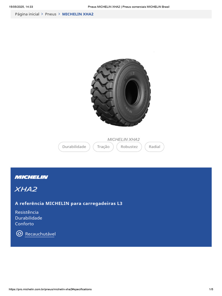 especifica-es-do-pneu-michelin-xha2-pdf-pneu-pe-as-de-ve-culos