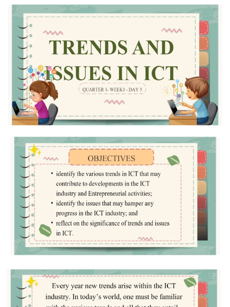Trends and Issues in Ict 7 | PDF