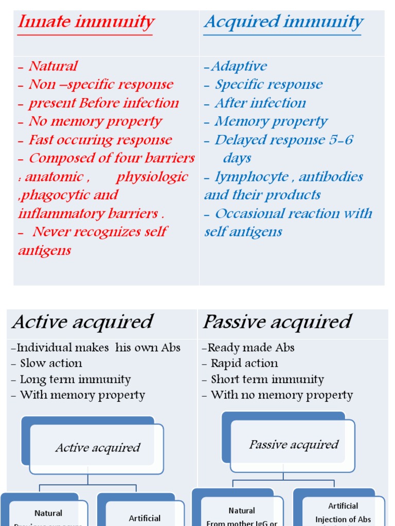 Immunity: Types and Responses Explained | PDF | Wellness