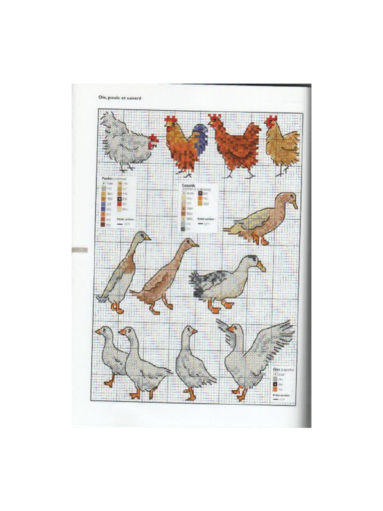 Chickens 2 Cross Stitch Pattern | PDF