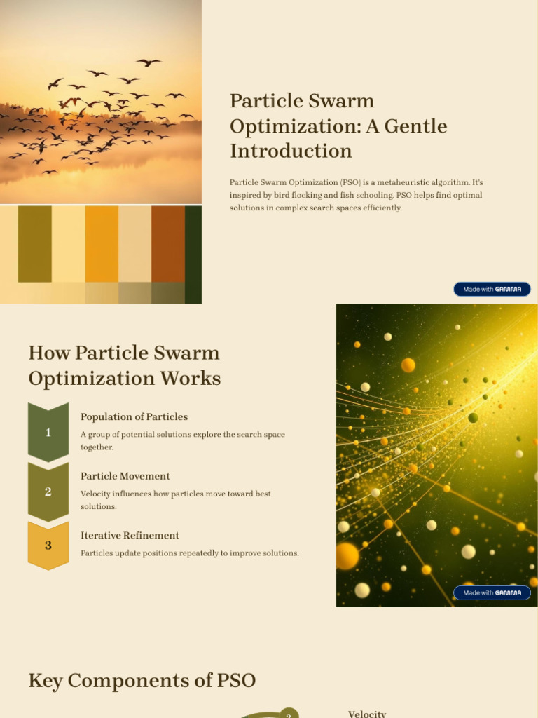 Particle Swarm Optimization A Gentle Introduction | PDF | Applied ...