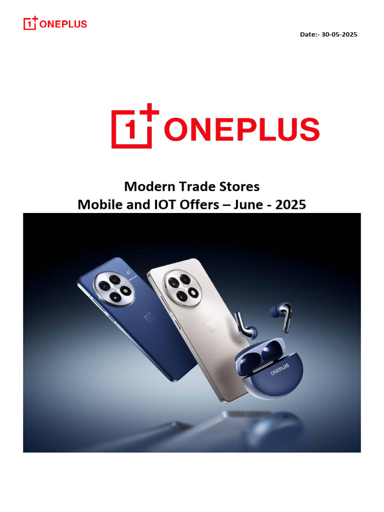 June 2025 OnePlus Mobile Offers | PDF | Receipt | Credit Card