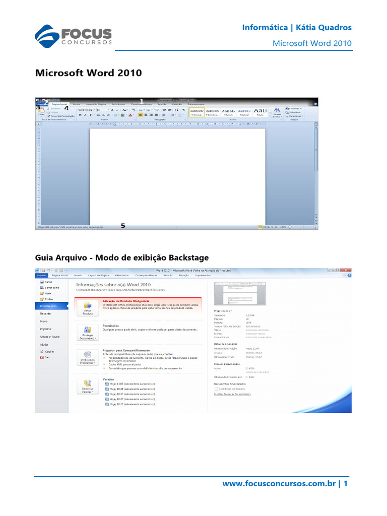 Guia Completo do Microsoft Word 2010 | PDF