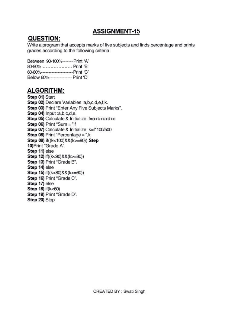 Copy2-ASSIGNMENT 15 Harshit | PDF | Computer Programming | Applied ...