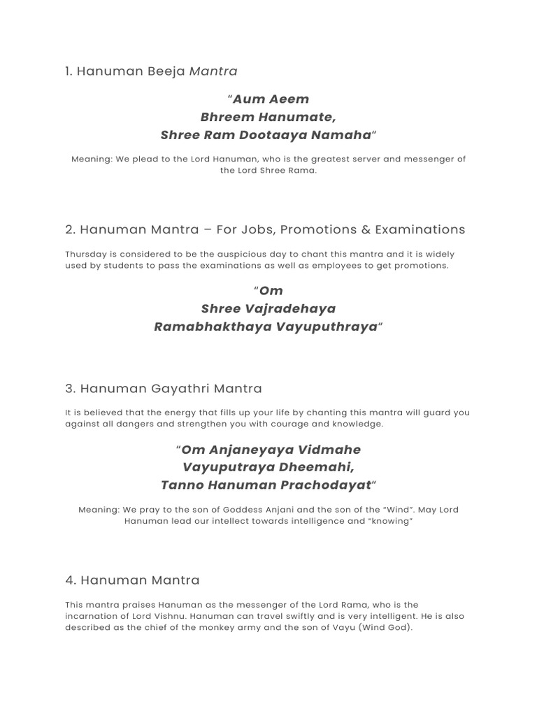 Hanuman All Stotram | PDF | Rama | Sita