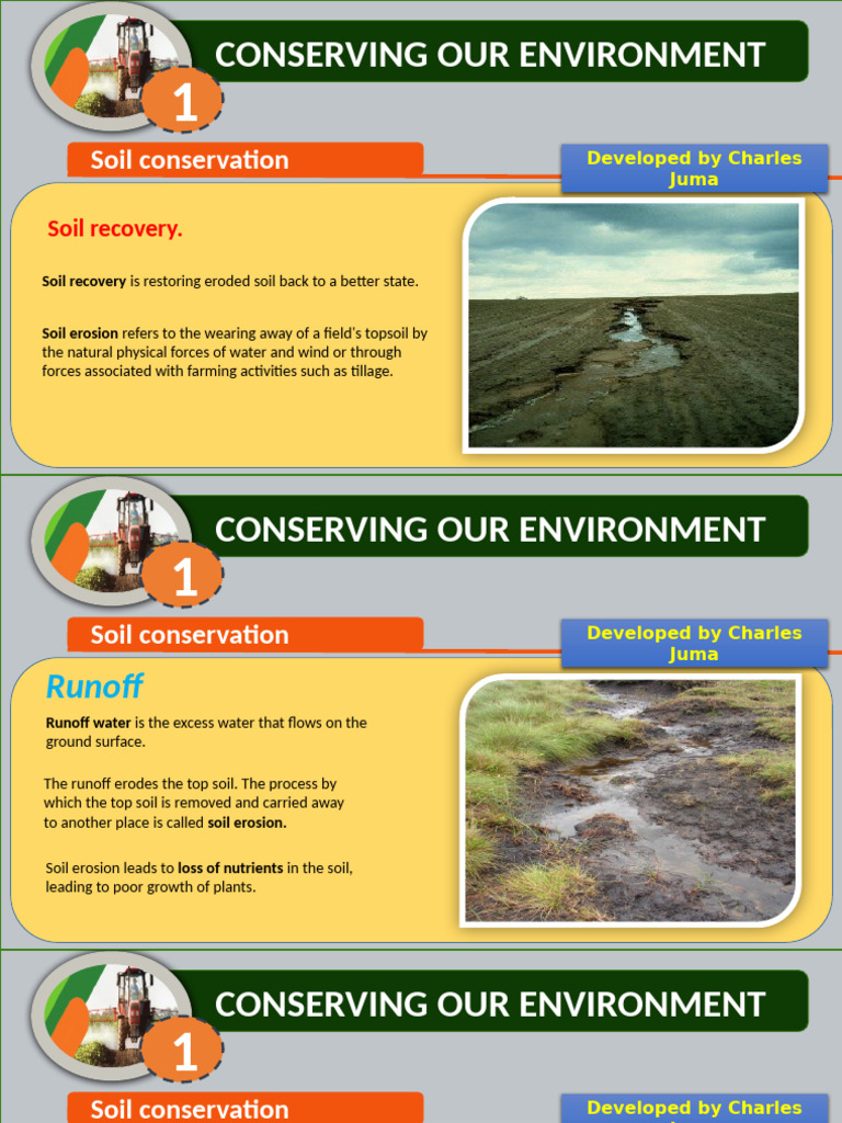 Soil Recovery and Conservation for Grade 5 | PDF | Topsoil | Soil