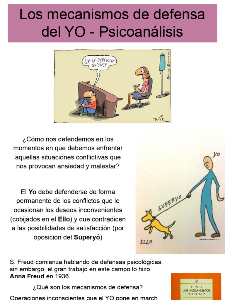 Mecanismos de defensa del Yo en psicoanálisis | PDF | Psicoanálisis ...
