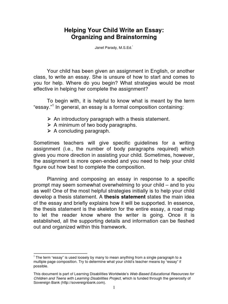 College essays about learning disabilities image