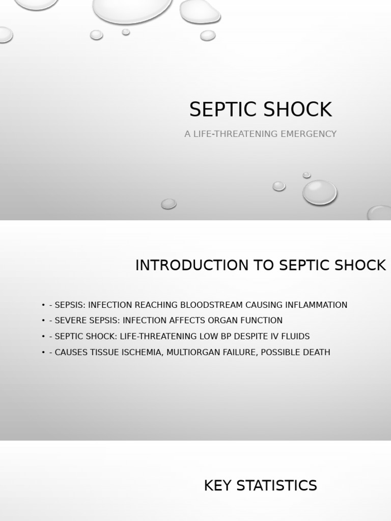Septic Shock: Urgent Care Essentials | PDF | Sepsis | Shock (Circulatory)
