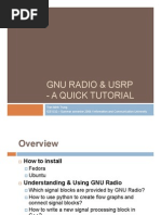 Download Gnu Radio Usrp Quick Tutorial by Faheem Siddiquie SN88104077 doc pdf