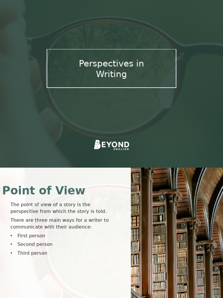 Understanding Story Perspectives | PDF | Narration
