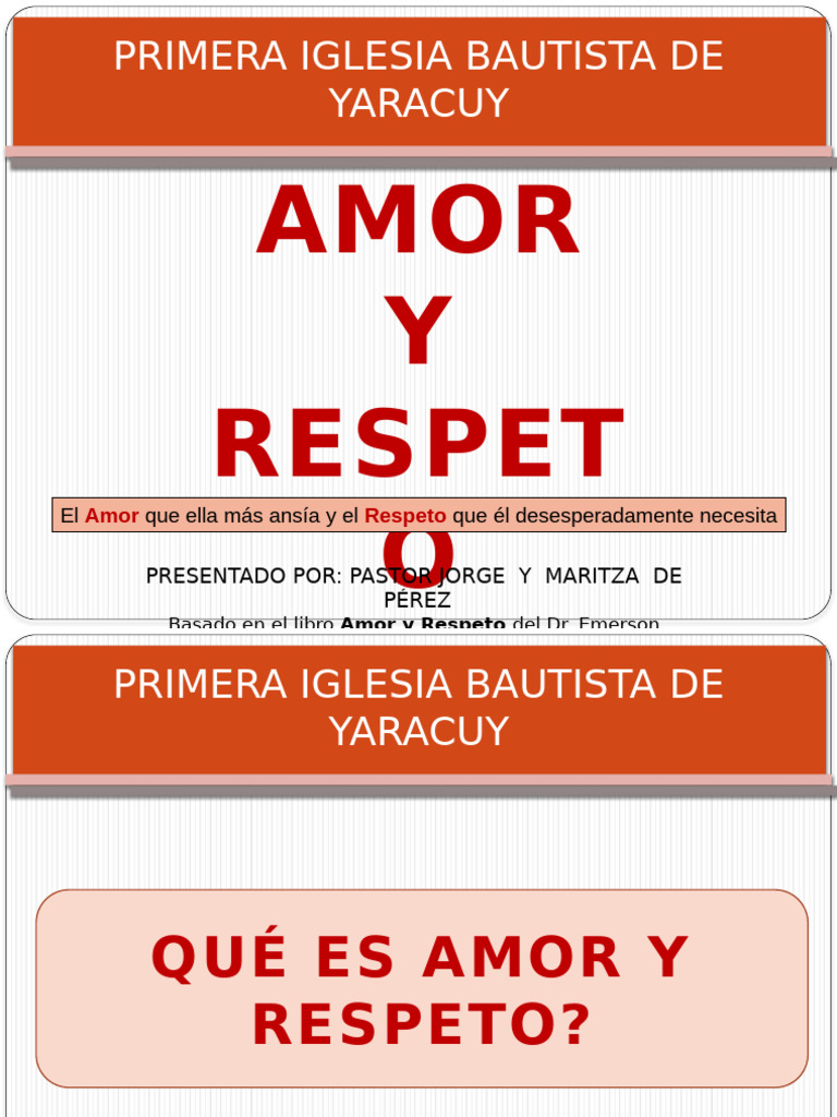 Amor y Respeto - Parte - Juntos - Solo para Ellos | PDF | Amor | Cristo ...