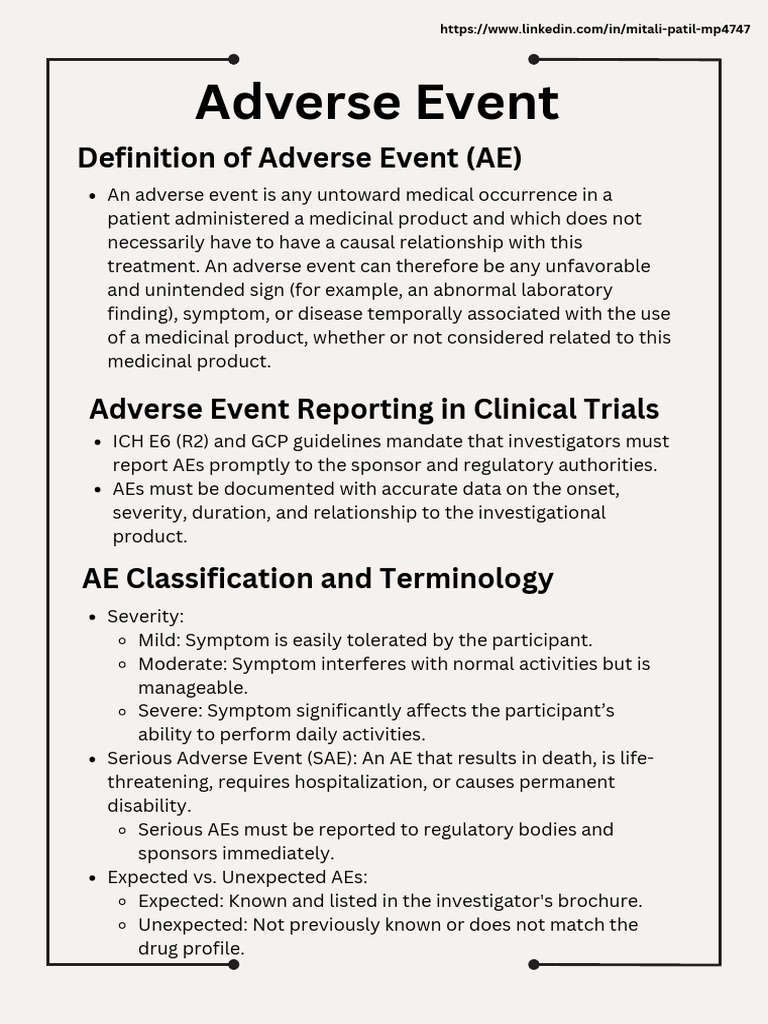 Adverse Event Reporting in Healthcare | PDF | Pharmacovigilance ...