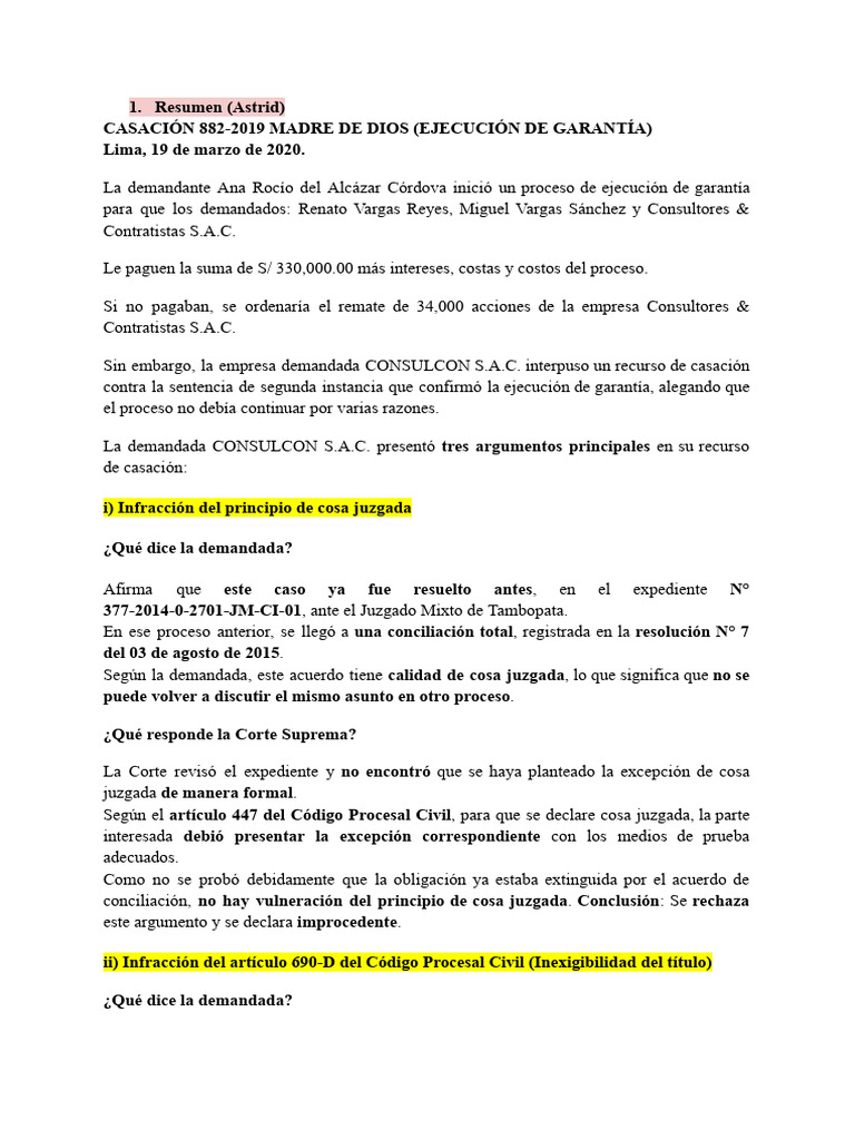 Principio de Cosa Juzgada | PDF | Ley procesal | Res Judicata