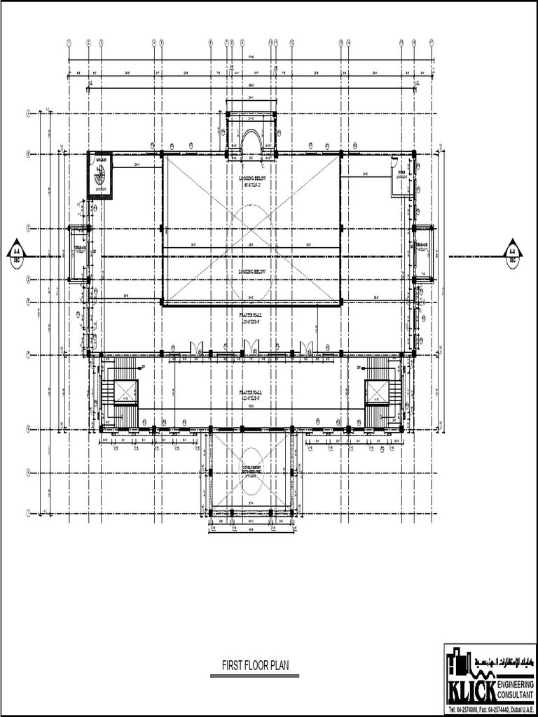 Mosque Floor Plan and Elevations | PDF