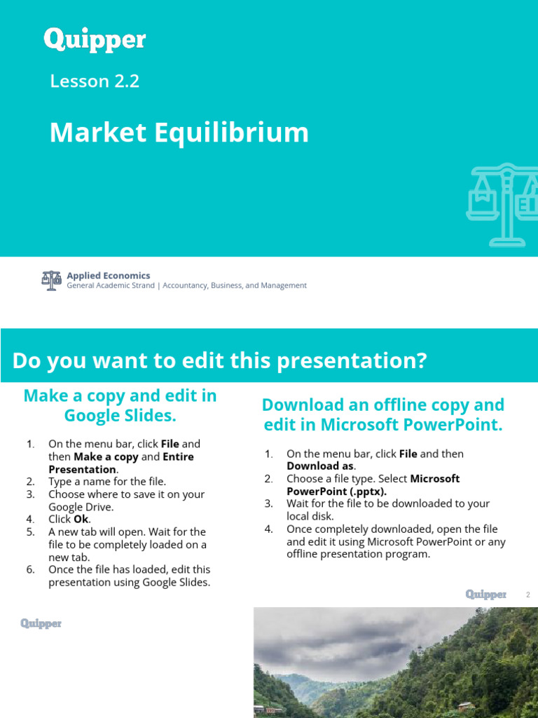 Understanding Market Equilibrium in Economics | PDF | Economic ...