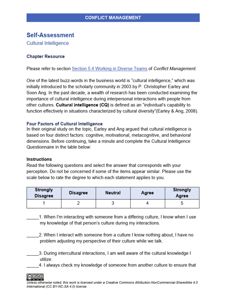 Understanding Cultural Intelligence | PDF | Knowledge | Intelligence