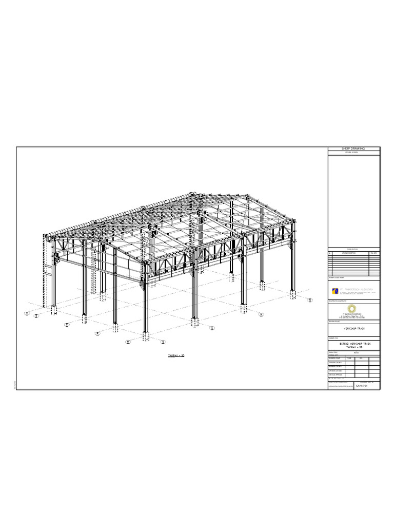 Tekla Structures Project Drawings | PDF | Technical Drawing | Drawing