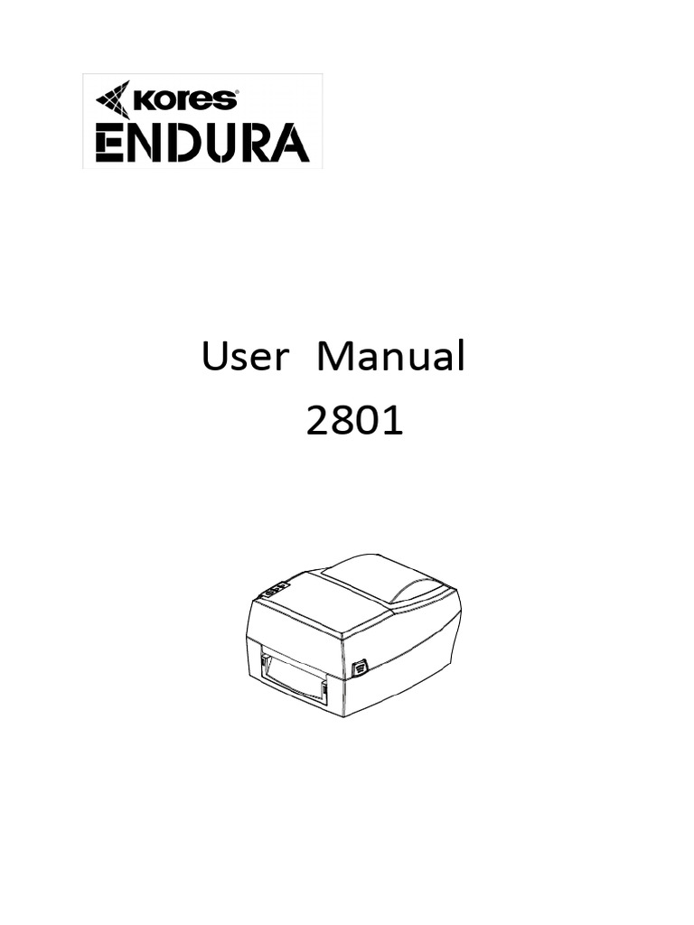 2801 User Manual - Rev.1.0 | PDF | Printer (Computing) | Microsoft Windows