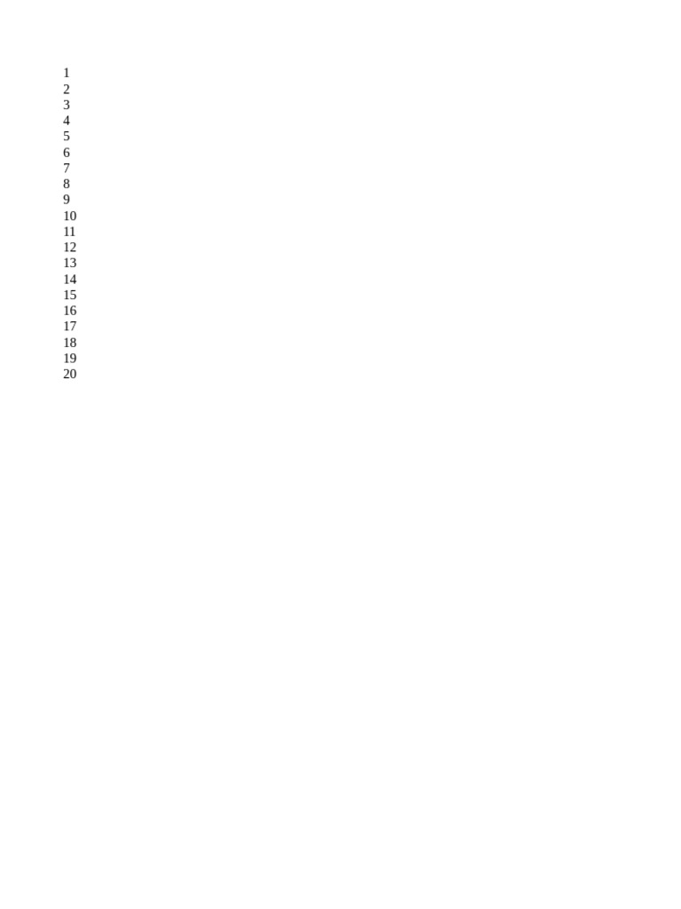 Numbers | PDF