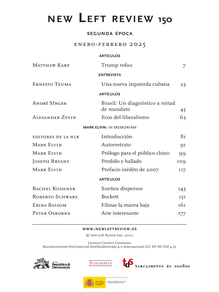 Alexander Zevin, Ecos Del Liberalismo, NLR 150 | PDF | Karl Marx ...