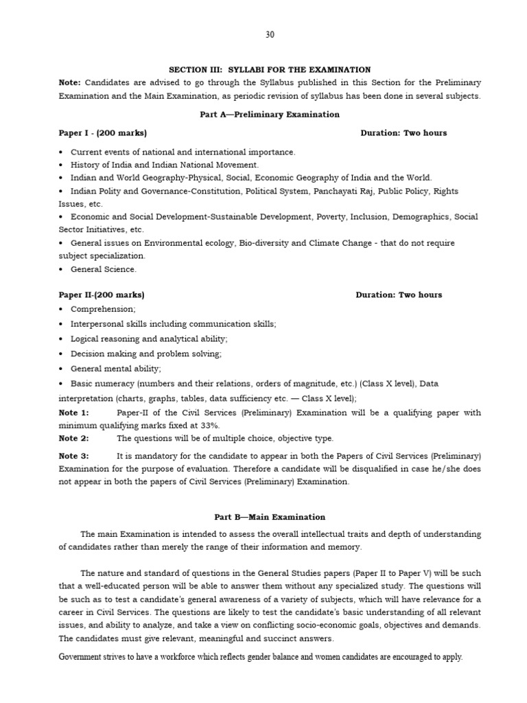 IAS Syllabus | PDF | Integral | Equations