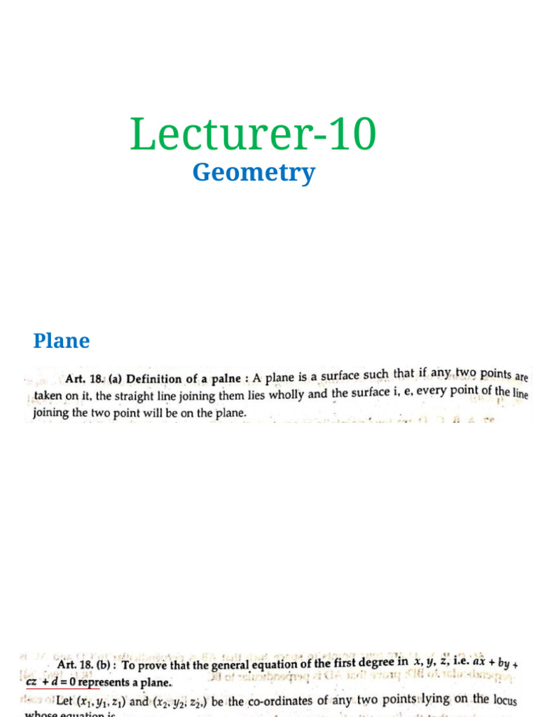 Math193 Lec-10 | PDF