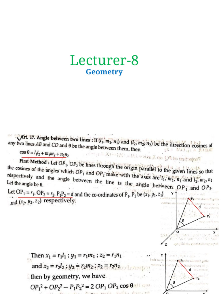 Math193 Lec-8 | PDF