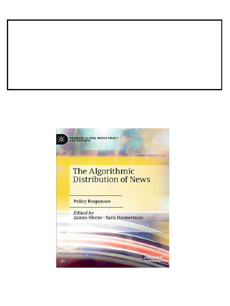 6233The Algorithmic Distribution of News James Meese download PDF