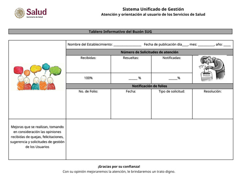 SUG IV Tablero Informativo | PDF
