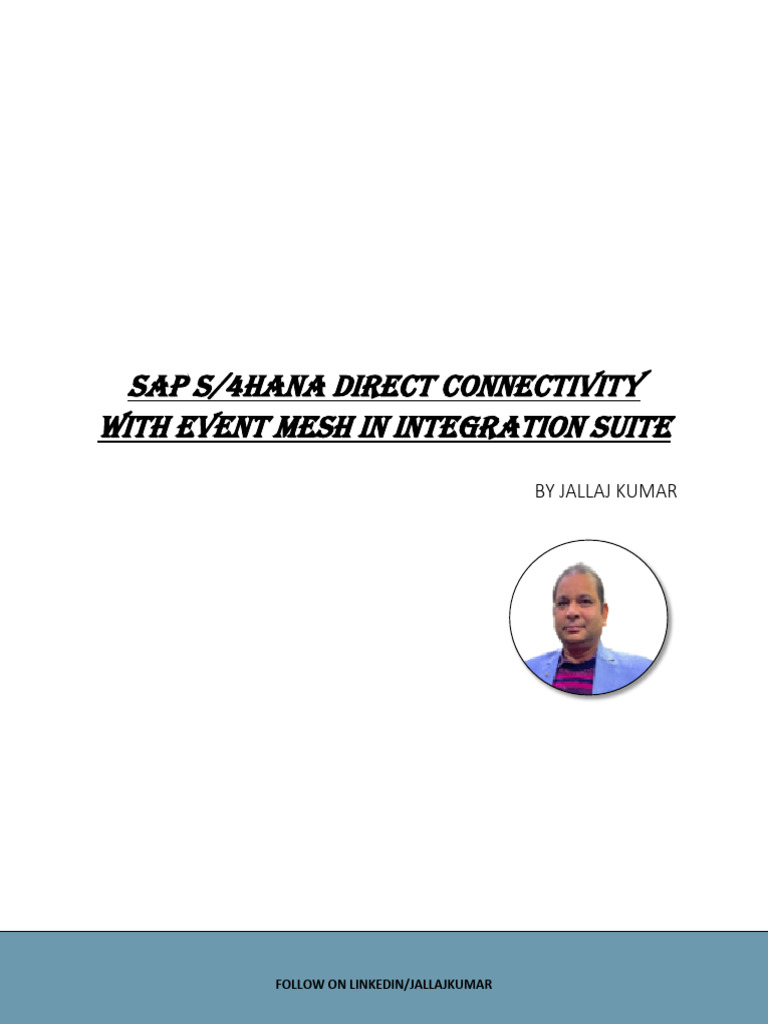 SAP S/4HANA Event Mesh Integration Guide | PDF | Internet Protocols ...