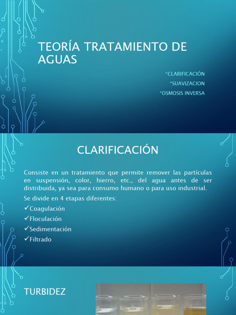 Tratamiento de Aguas: Métodos y Procesos | PDF | Ósmosis | Agua