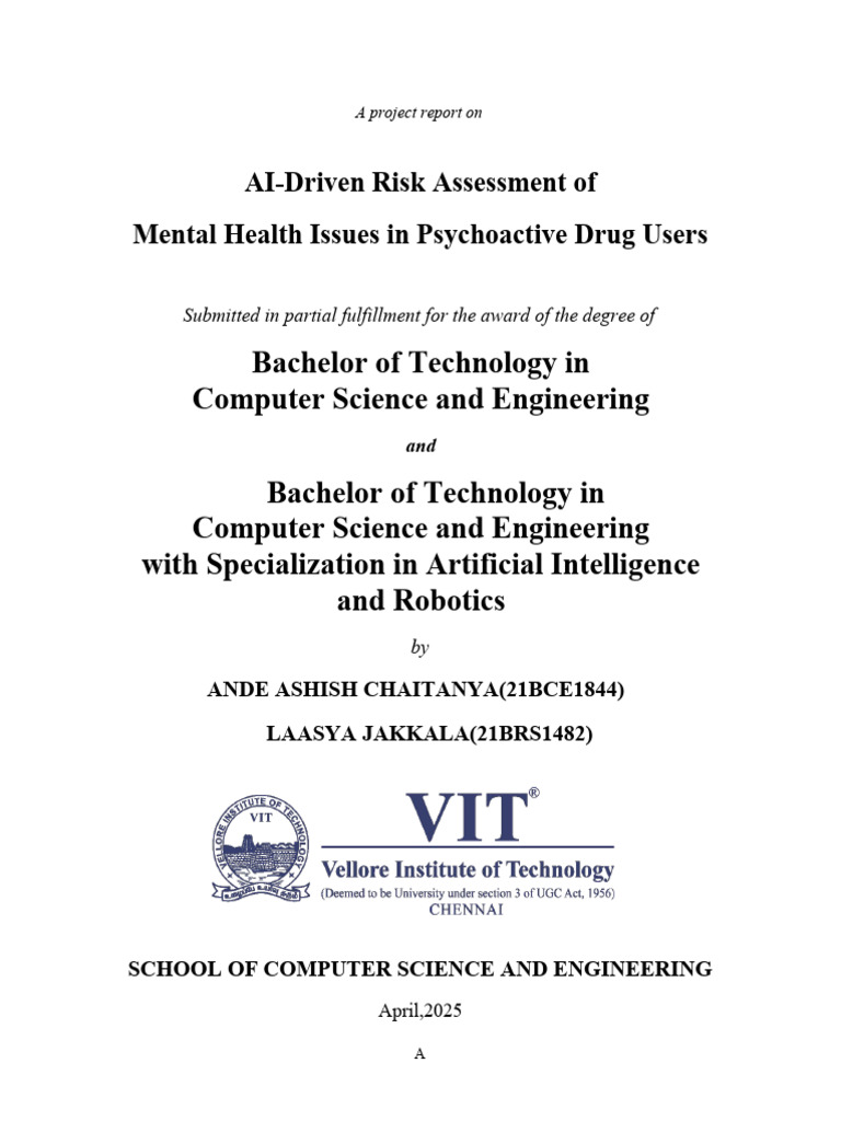 AI Risk Assessment for Mental Health | PDF | Intelligence (AI ...