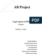 Legal Aspects of IPO