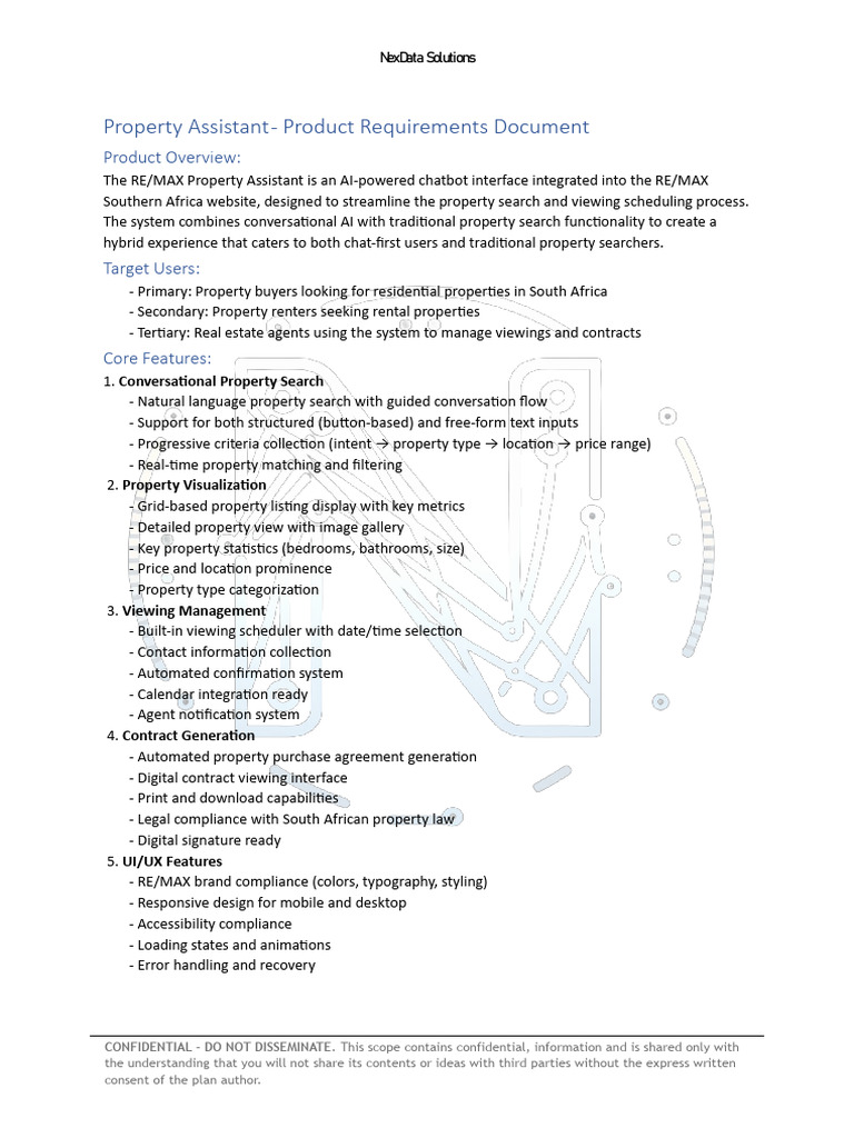 Property Assistant Project Scope | PDF | Information | Cyberspace