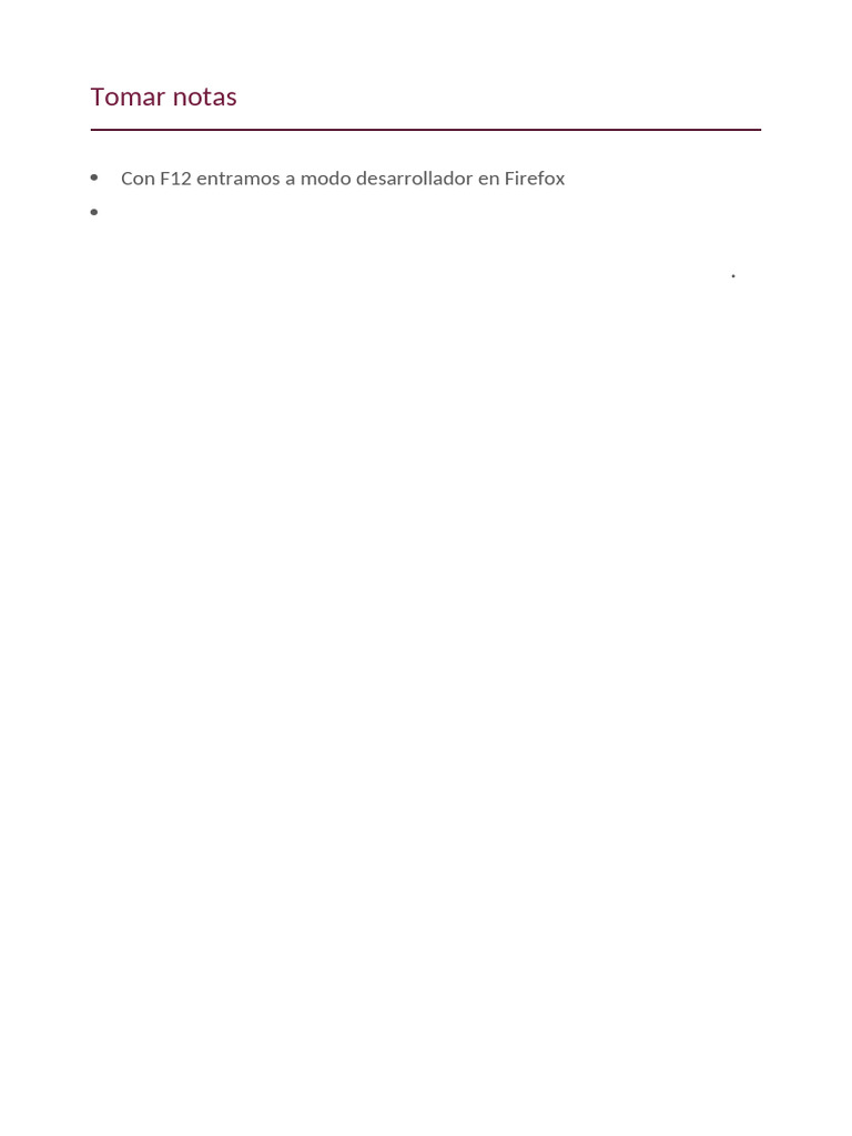 Tomar Notas | PDF