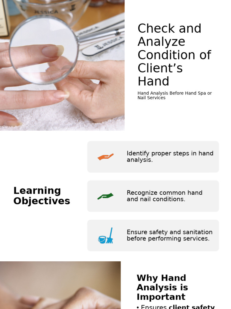 Check and Analyze Condition of Client's Hand | PDF