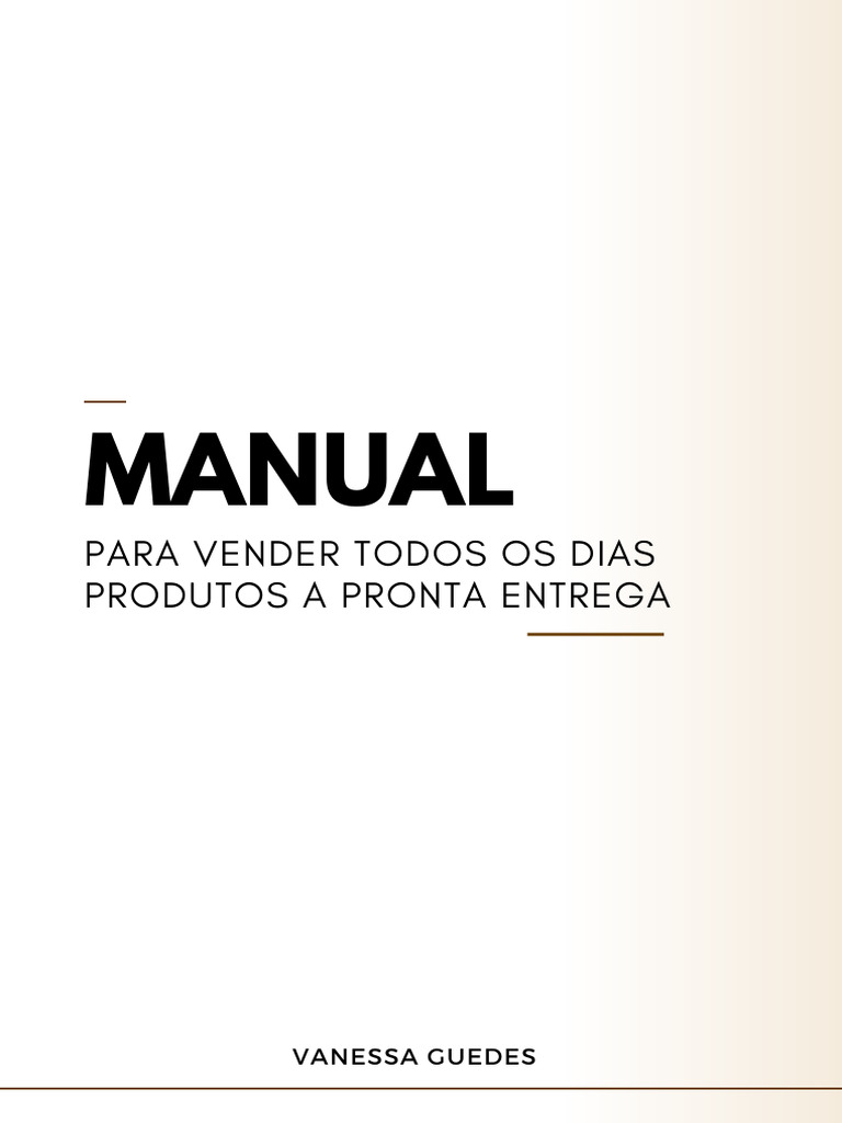 Manual para Vender Todos Os Dias Produtos A Entrega | PDF