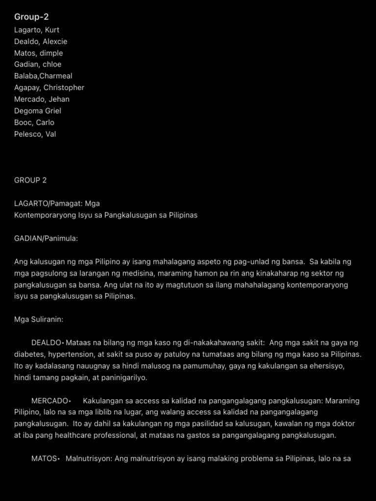 Group 2 | PDF