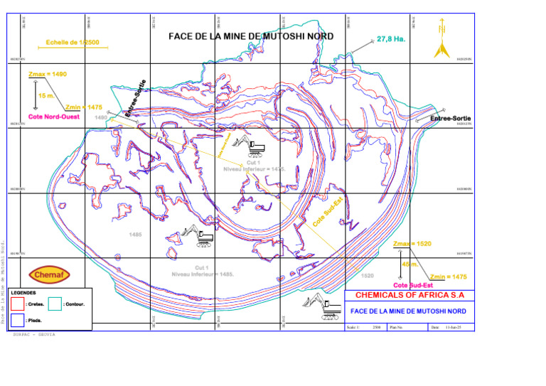 Face de la Mine de Mutoshi Nord | PDF